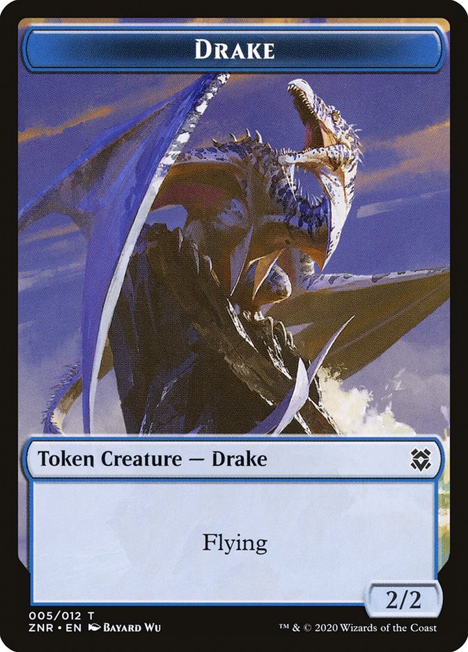 Drake Token [Zendikar Rising Tokens] - Card Brawlers