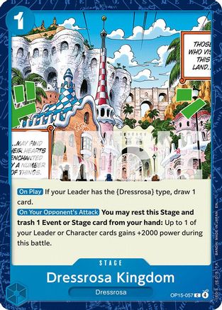 Dressrosa Kingdom (OP15-057) - Adventure on Kami's Island - Card Brawlers