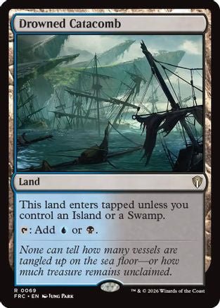 Drowned Catacomb (FRC-069) - Commander: Reality Fracture - Card Brawlers