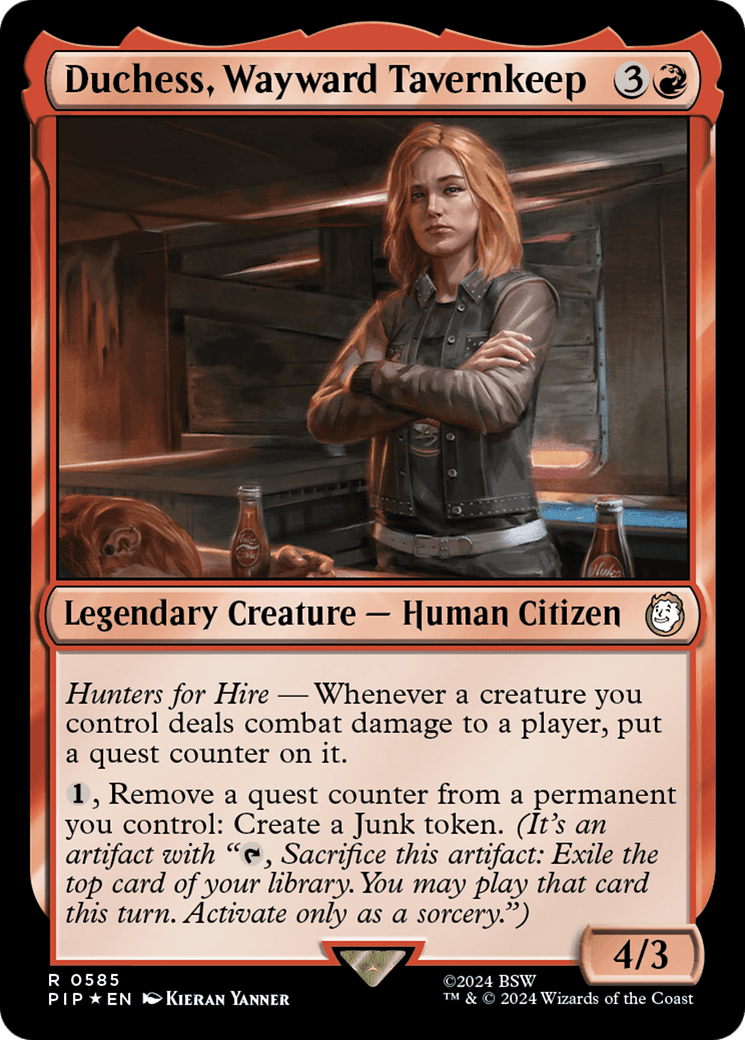 Duchess, Wayward Tavernkeep (Surge Foil) [Fallout] - Card Brawlers