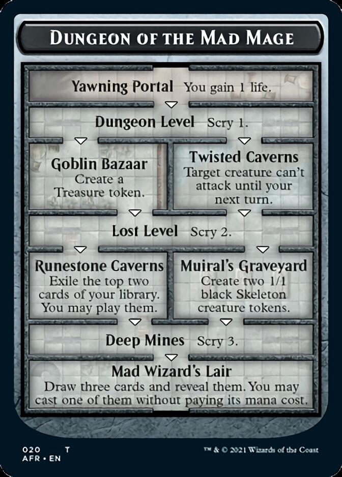 Dungeon of the Mad Mage // Lost Mine of Phandelver Double - Sided Token [Dungeons & Dragons: Adventures in the Forgotten Realms Tokens] - Card Brawlers