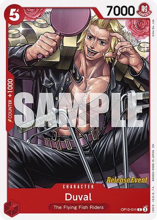 Duval (OP12-011) - Legacy of the Master Release Event Cards - Card Brawlers