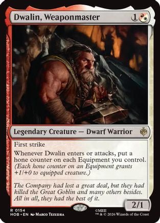 Dwalin, Weaponmaster (HOB-154) - The Hobbit - Card Brawlers