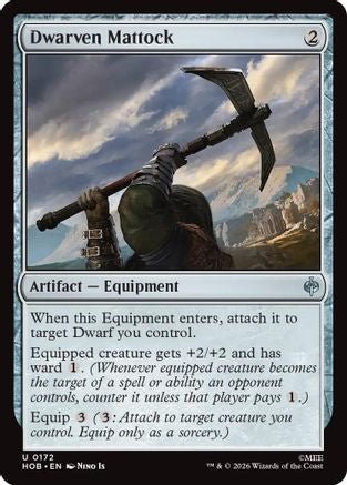 Dwarven Mattock (HOB-172) - The Hobbit Foil - Card Brawlers