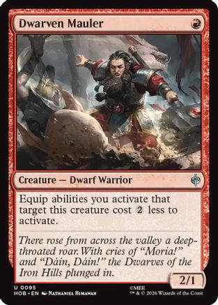 Dwarven Mauler (HOB-095) - The Hobbit - Card Brawlers
