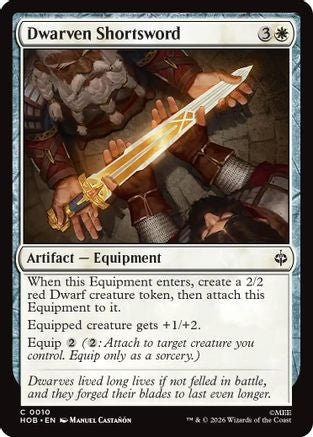 Dwarven Shortsword (HOB-010) - The Hobbit - Card Brawlers