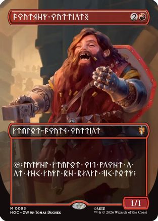Dwarven Warriors (Borderless) (Dwarvish) (HOC-093) - The Hobbit: Eternal-Legal - Card Brawlers