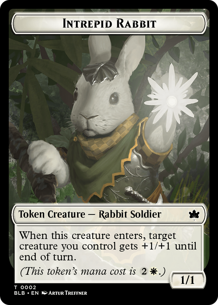 Bat // Intrepid Rabbit Double-Sided Token [Bloomburrow Tokens] - Magic: The Gathering - Card Brawlers | Quebec | Canada |