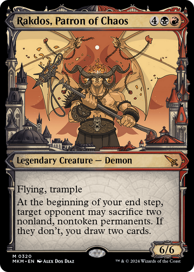 Rakdos, Patron of Chaos (Showcase) (0320) [Murders at Karlov Manor] - Magic: The Gathering - Card Brawlers | Quebec | Canada |
