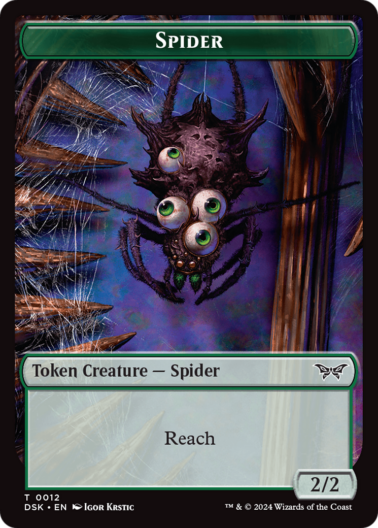 Spider Token [Duskmourn: House of Horror Tokens] - Magic: The Gathering - Card Brawlers | Quebec | Canada |