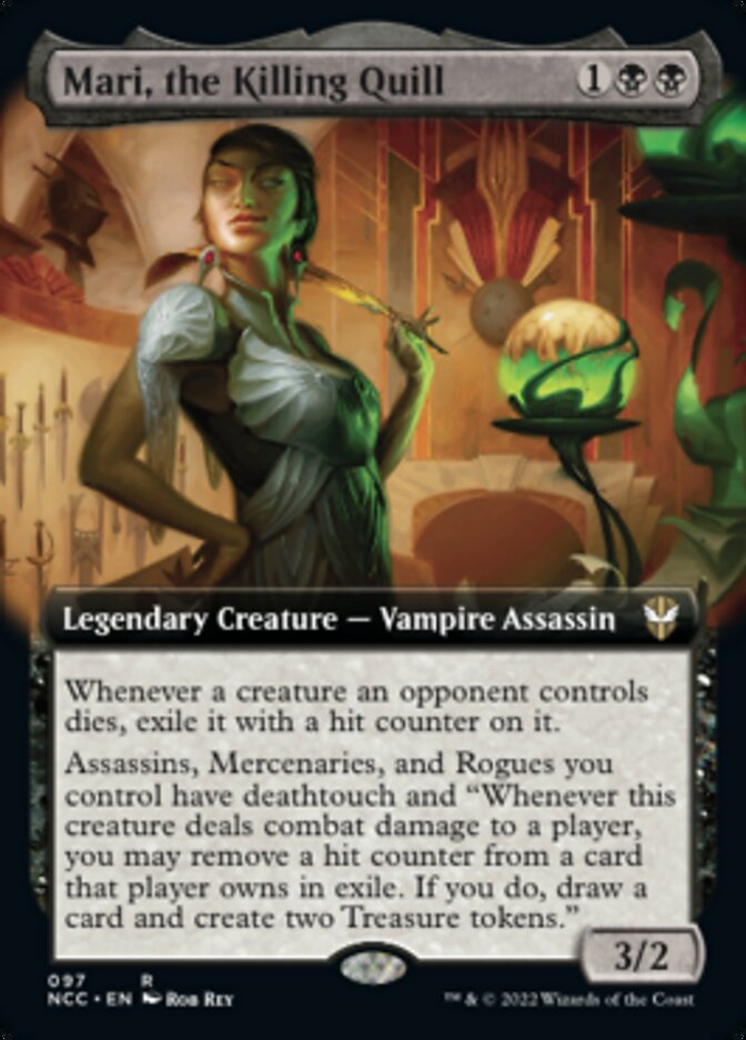 Mari, the Killing Quill (Extended Art) [Streets of New Capenna Commander] - Magic: The Gathering - Card Brawlers | Quebec | Canada |