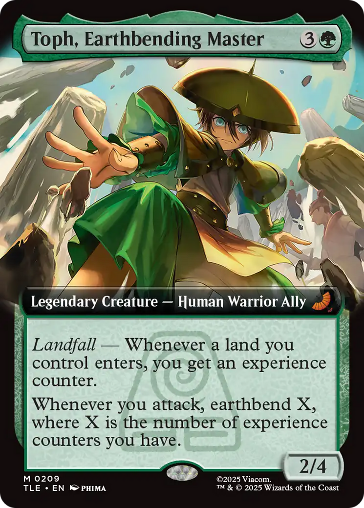 Toph, Earthbending Master (Extended Art) [Avatar: The Last Airbender: Eternal-Legal] - Magic: The Gathering - Card Brawlers | Quebec | Canada |