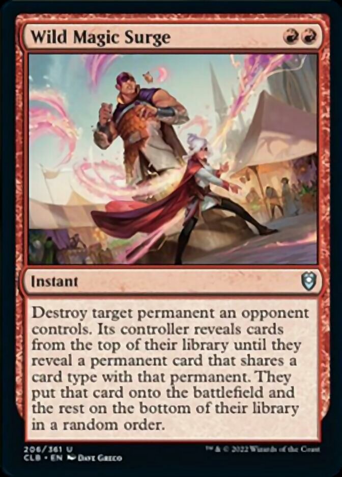 Wild Magic Surge [Commander Legends: Battle for Baldur's Gate] - Magic: The Gathering - Card Brawlers | Quebec | Canada |