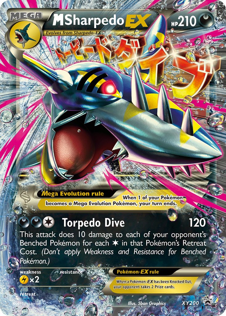 M Sharpedo EX (XY200) [XY: Black Star Promos] - Pokémon - Card Brawlers | Quebec | Canada |