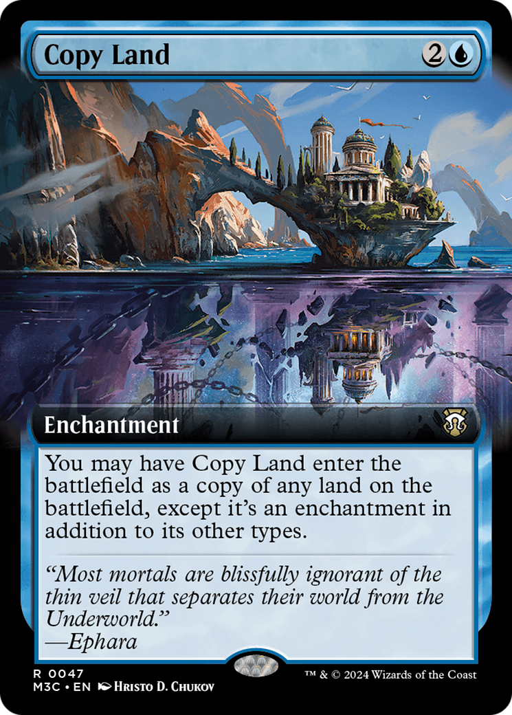 Copy Land (Extended Art) (Ripple Foil) [Modern Horizons 3 Commander] - Magic: The Gathering - Card Brawlers | Quebec | Canada |