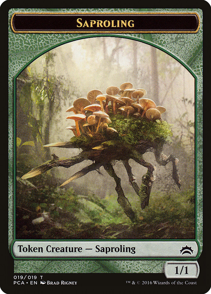 Beast // Saproling Double-Sided Token [Planechase Anthology Tokens] - Magic: The Gathering - Card Brawlers | Quebec | Canada |
