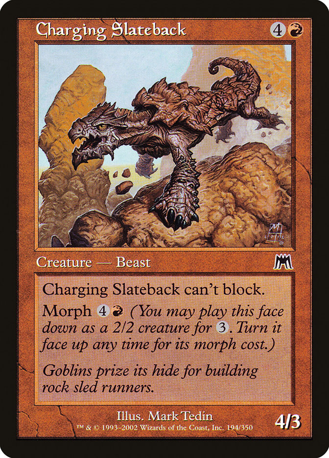Charging Slateback [Onslaught] - Magic: The Gathering - Card Brawlers | Quebec | Canada |