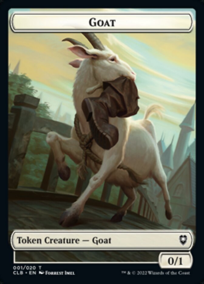 Treasure // Goat Double-Sided Token [Commander Legends: Battle for Baldur's Gate Tokens] - Magic: The Gathering - Card Brawlers | Quebec | Canada |