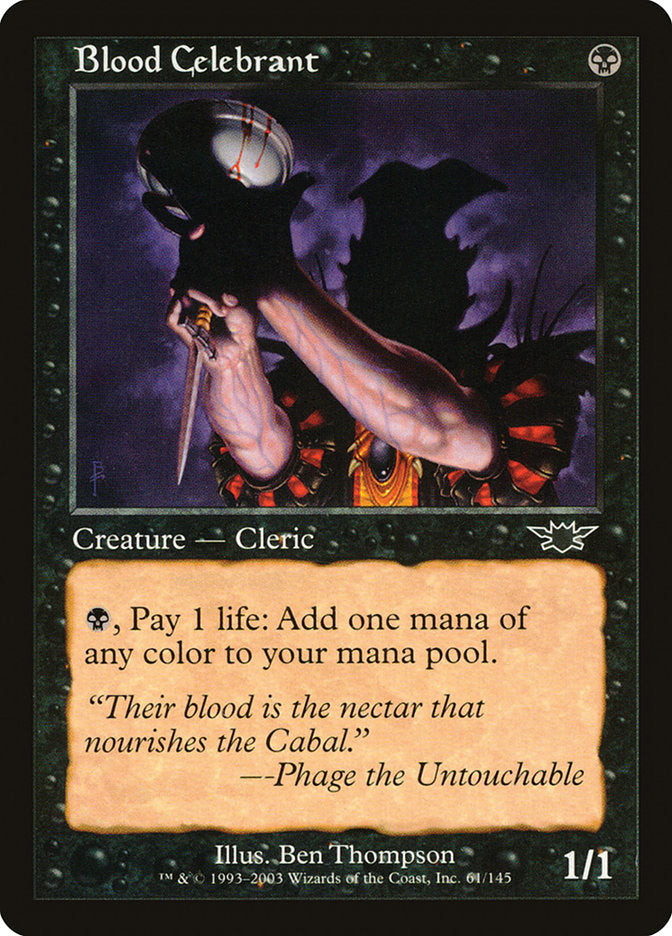 Blood Celebrant [Legions] - Magic: The Gathering - Card Brawlers | Quebec | Canada |