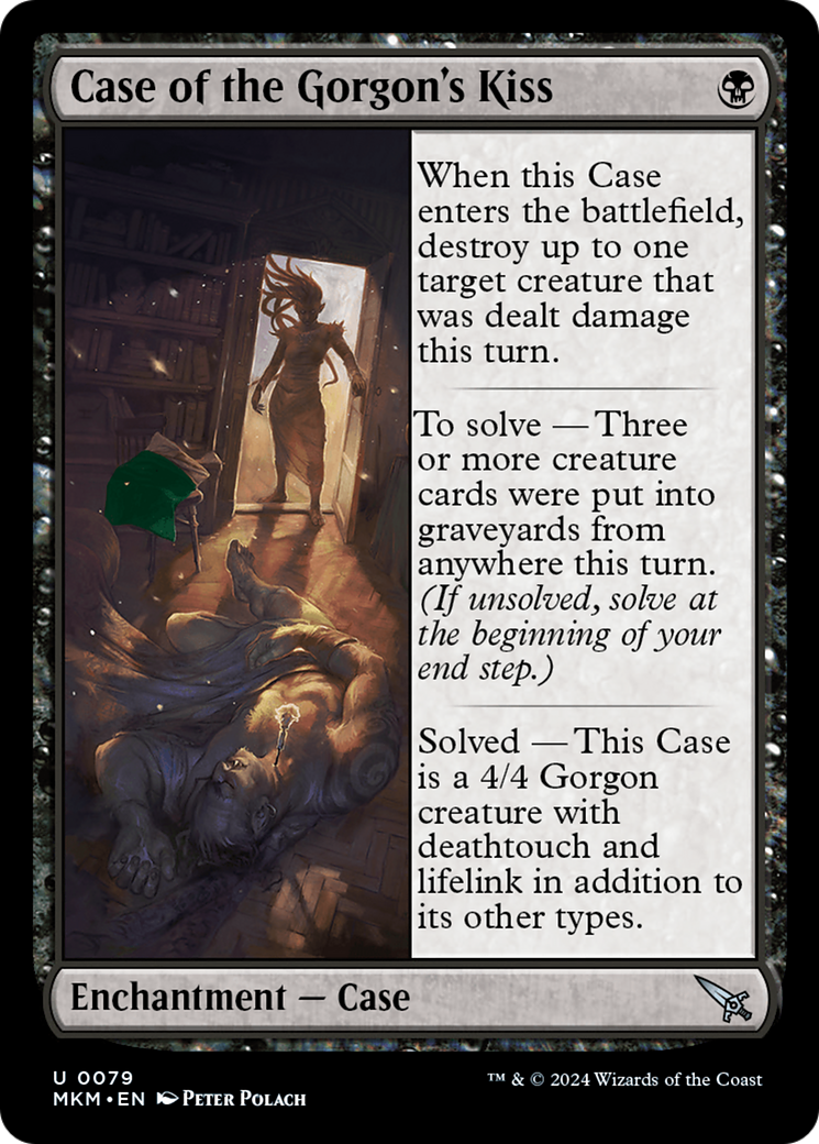 Case of the Gorgon's Kiss (Green) [Murders at Karlov Manor] - Magic: The Gathering - Card Brawlers | Quebec | Canada |