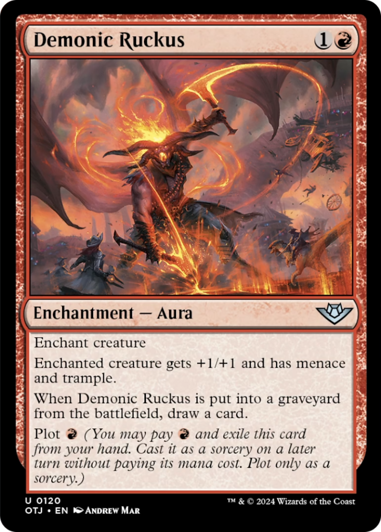 Demonic Ruckus [Outlaws of Thunder Junction] - Magic: The Gathering - Card Brawlers | Quebec | Canada |