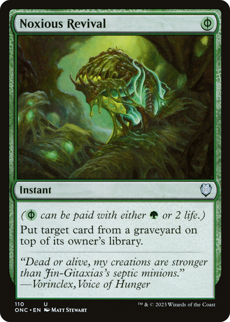 Noxious Revival [Phyrexia: All Will Be One Commander] - Magic: The Gathering - Card Brawlers | Quebec | Canada |