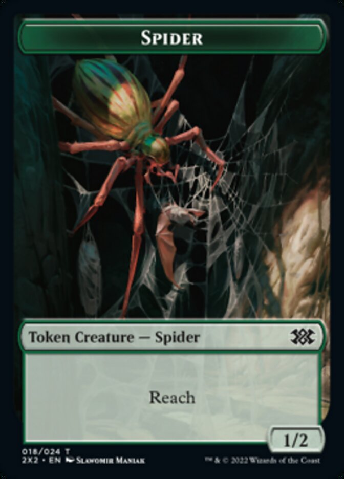 Spider // Vampire Double-Sided Token [Double Masters 2022 Tokens] - Magic: The Gathering - Card Brawlers | Quebec | Canada |