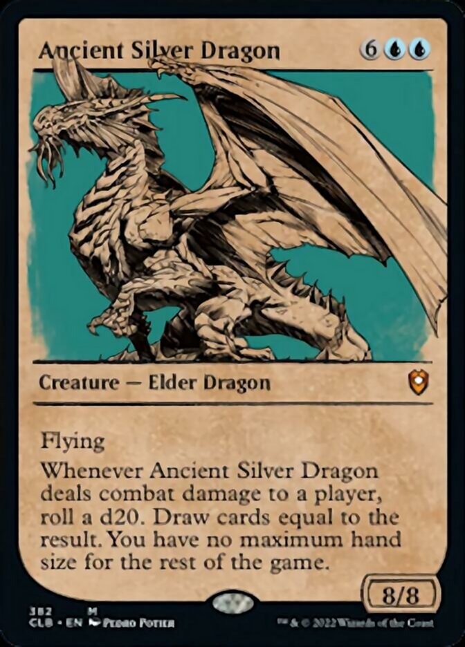 Ancient Silver Dragon (Showcase) [Commander Legends: Battle for Baldur's Gate] - Magic: The Gathering - Card Brawlers | Quebec | Canada |
