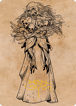 Myrkul, Lord of Bones Art Card (73) (Gold-Stamped Signature) [Commander Legends: Battle for Baldur's Gate Art Series] - Magic: The Gathering - Card Brawlers | Quebec | Canada |