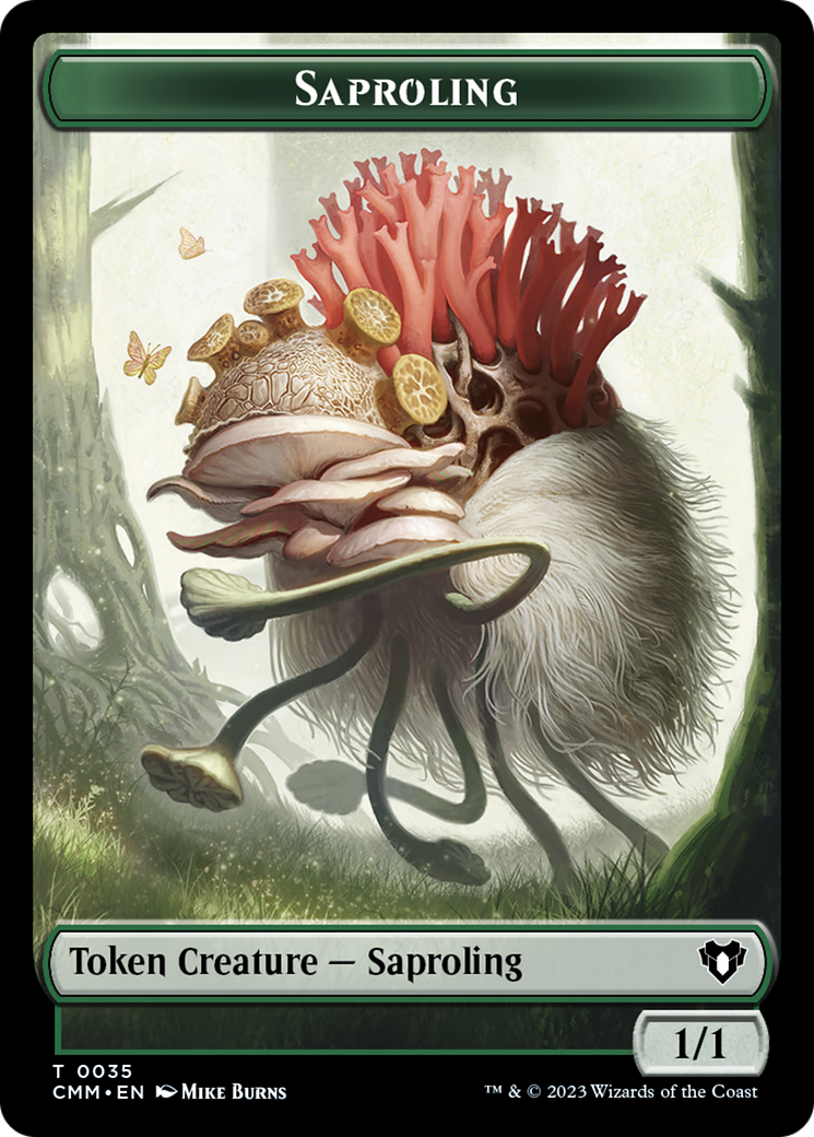 Saproling // Satyr Double-Sided Token [Commander Masters Tokens] - Magic: The Gathering - Card Brawlers | Quebec | Canada |