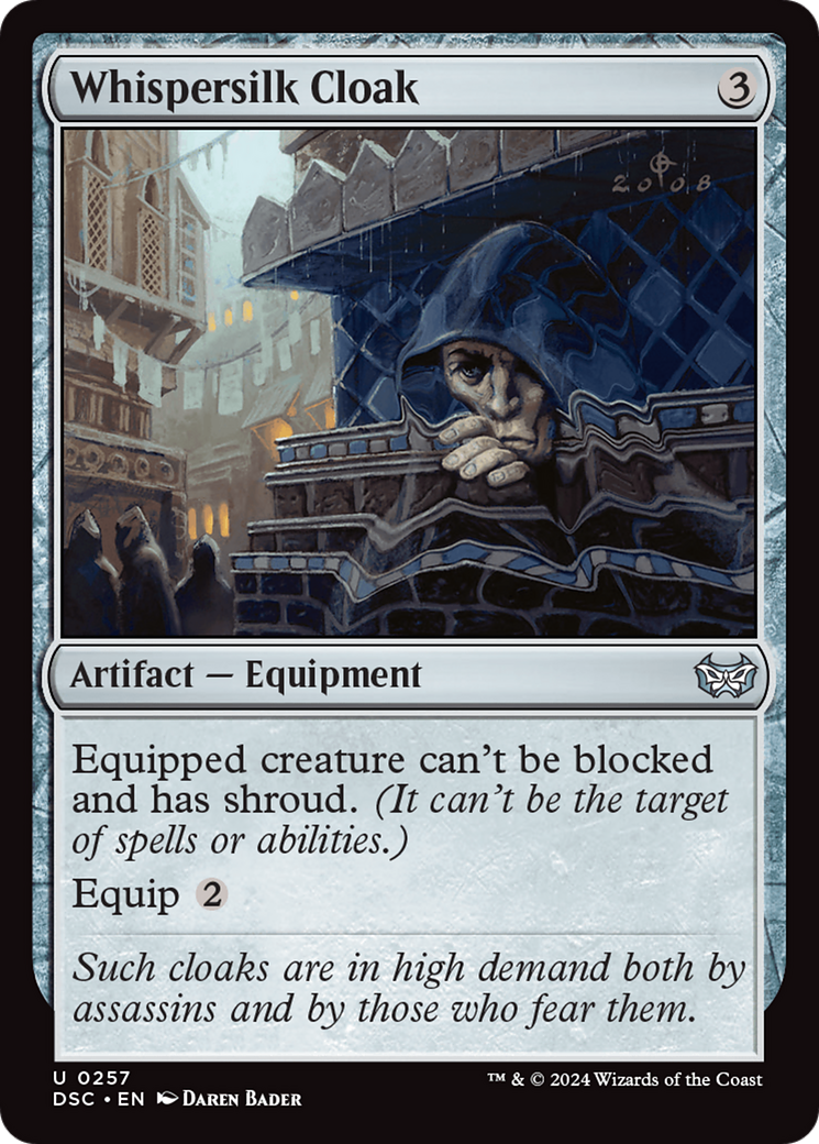 Whispersilk Cloak [Duskmourn: House of Horror Commander] - Magic: The Gathering - Card Brawlers | Quebec | Canada |