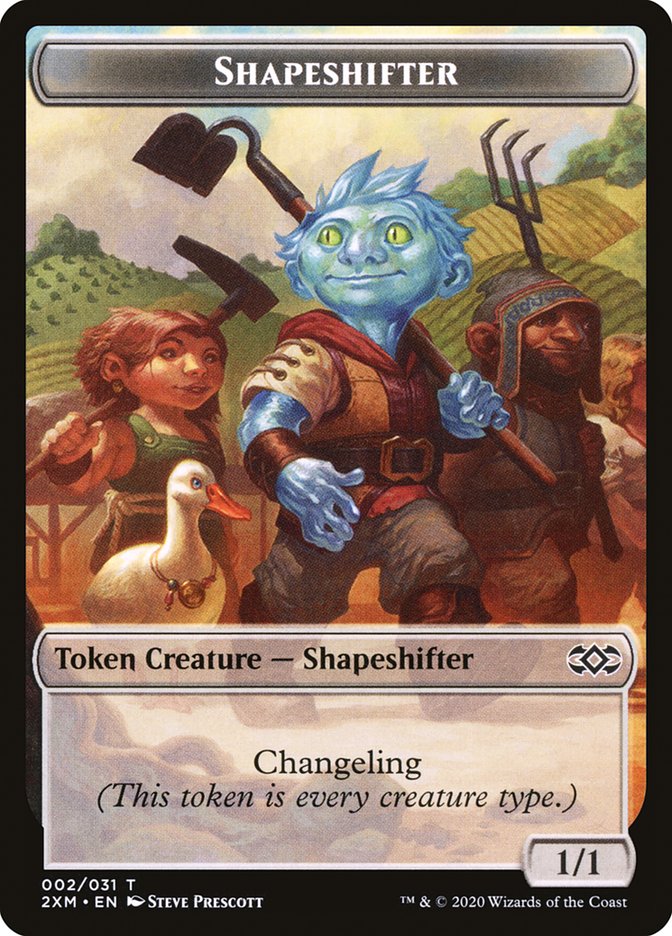 Myr (007) // Shapeshifter Double-Sided Token [Double Masters Tokens] - Magic: The Gathering - Card Brawlers | Quebec | Canada |