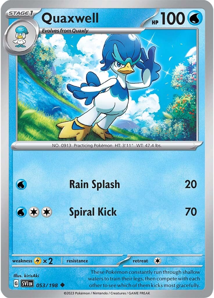 Quaxwell (053/198) [Scarlet & Violet: Base Set] - Pokémon - Card Brawlers | Quebec | Canada |