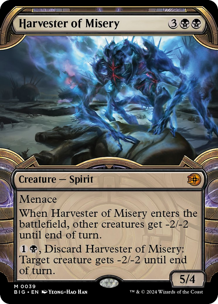 Harvester of Misery (Showcase) [Outlaws of Thunder Junction: The Big Score] - Magic: The Gathering - Card Brawlers | Quebec | Canada |