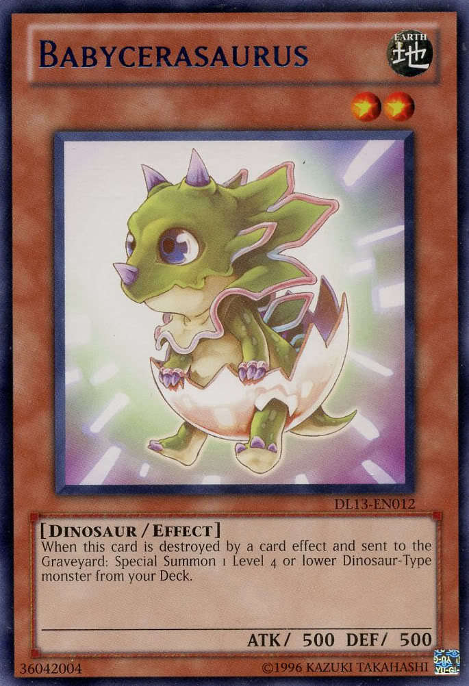 Babycerasaurus (Blue) [DL13-EN012] Rare - Yu-Gi-Oh! - Card Brawlers | Quebec | Canada |
