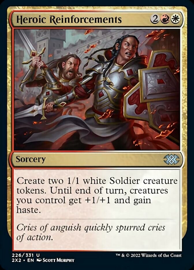 Heroic Reinforcements [Double Masters 2022] - Magic: The Gathering - Card Brawlers | Quebec | Canada |