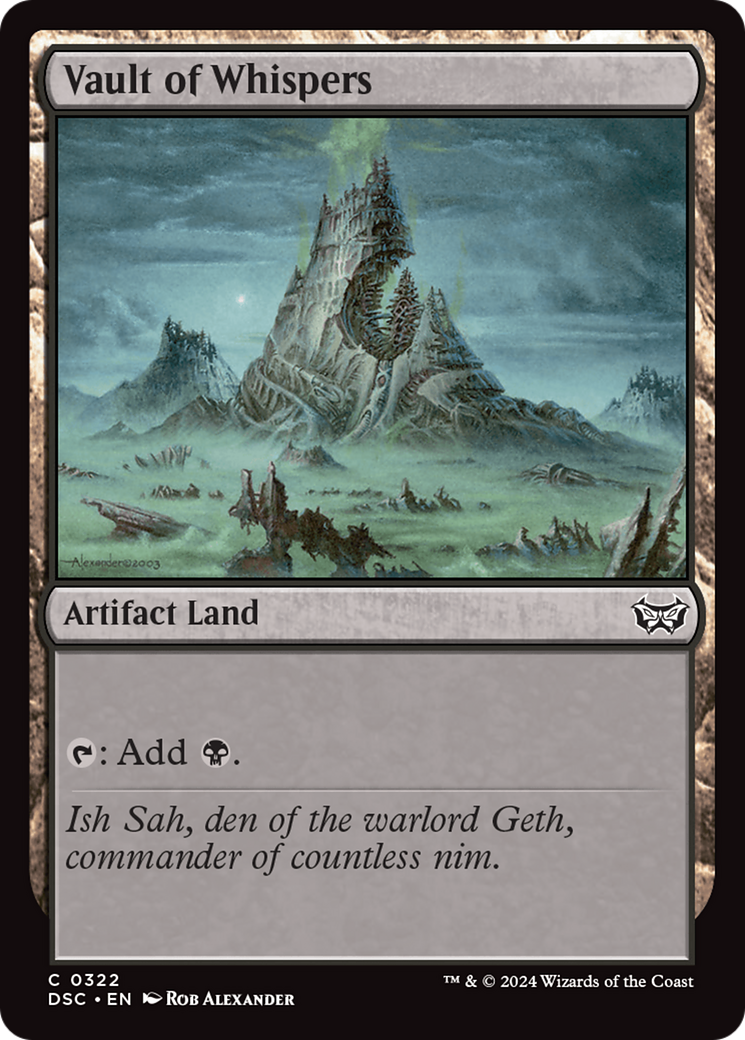 Vault of Whispers [Duskmourn: House of Horror Commander] - Magic: The Gathering - Card Brawlers | Quebec | Canada |