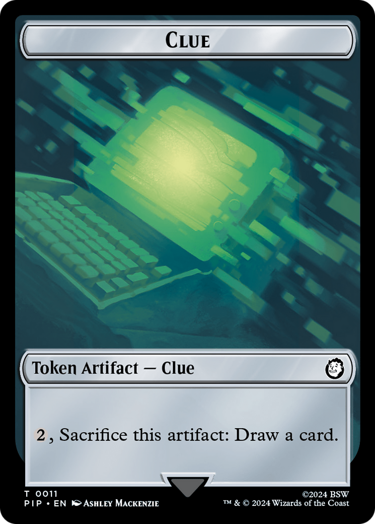 Energy Reserve // Clue Double-Sided Token [Fallout Tokens] - Magic: The Gathering - Card Brawlers | Quebec | Canada |