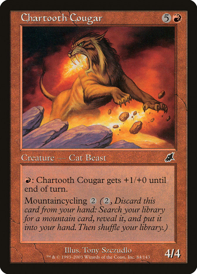 Chartooth Cougar [Scourge] - Magic: The Gathering - Card Brawlers | Quebec | Canada |