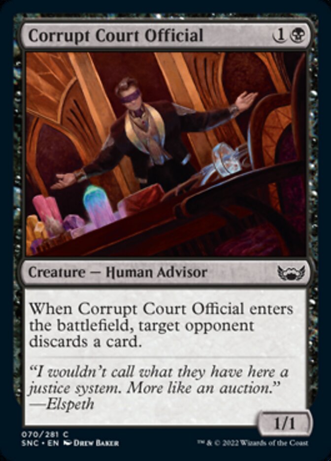 Corrupt Court Official [Streets of New Capenna] - Magic: The Gathering - Card Brawlers | Quebec | Canada |