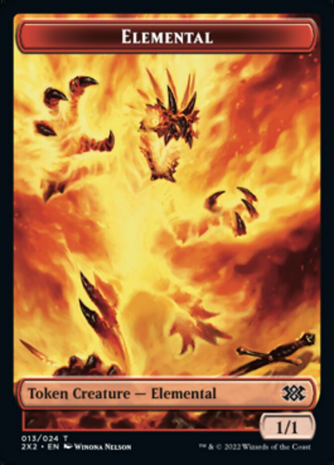 Elemental // Vampire Double-Sided Token [Double Masters 2022 Tokens] - Magic: The Gathering - Card Brawlers | Quebec | Canada |