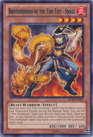 Brotherhood of the Fire Fist - Snake (Blue) [DL18-EN009] Rare - Yu-Gi-Oh! - Card Brawlers | Quebec | Canada |