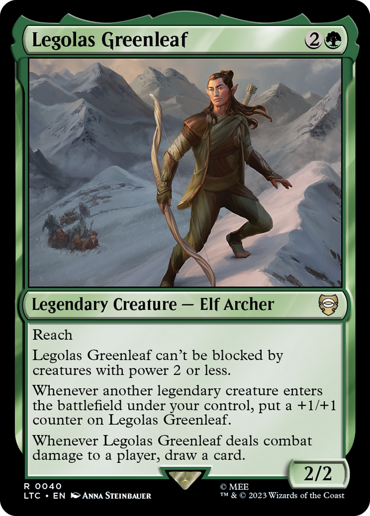 Legolas Greenleaf [The Lord of the Rings: Tales of Middle-Earth Commander] - Magic: The Gathering - Card Brawlers | Quebec | Canada |