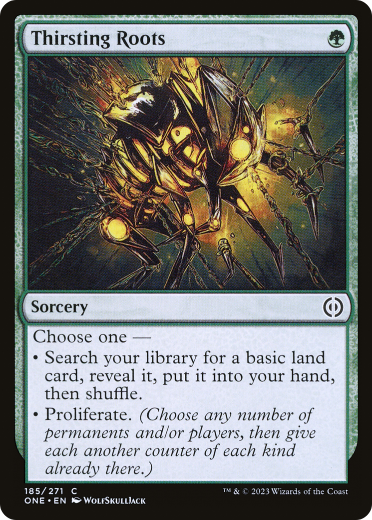 Thirsting Roots [Phyrexia: All Will Be One] - Magic: The Gathering - Card Brawlers | Quebec | Canada |