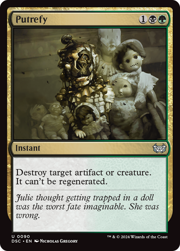 Putrefy [Duskmourn: House of Horror Commander] - Magic: The Gathering - Card Brawlers | Quebec | Canada |