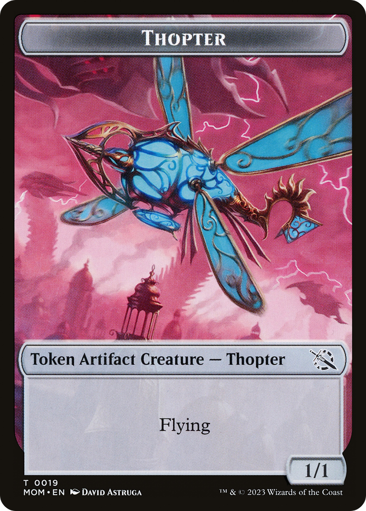 Warrior // Thopter Double-Sided Token [March of the Machine Tokens] - Magic: The Gathering - Card Brawlers | Quebec | Canada |