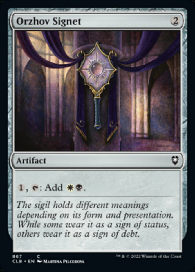 Orzhov Signet [Commander Legends: Battle for Baldur's Gate] - Magic: The Gathering - Card Brawlers | Quebec | Canada |