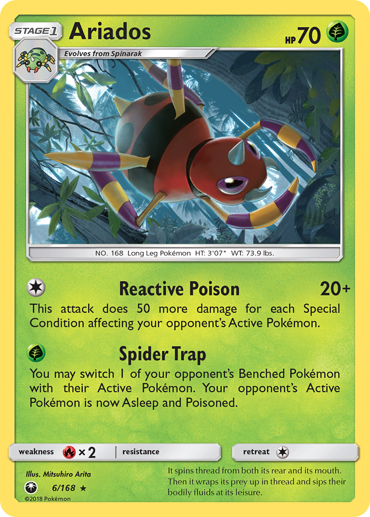 Ariados (6/168) [Sun & Moon: Celestial Storm] - Pokémon - Card Brawlers | Quebec | Canada |