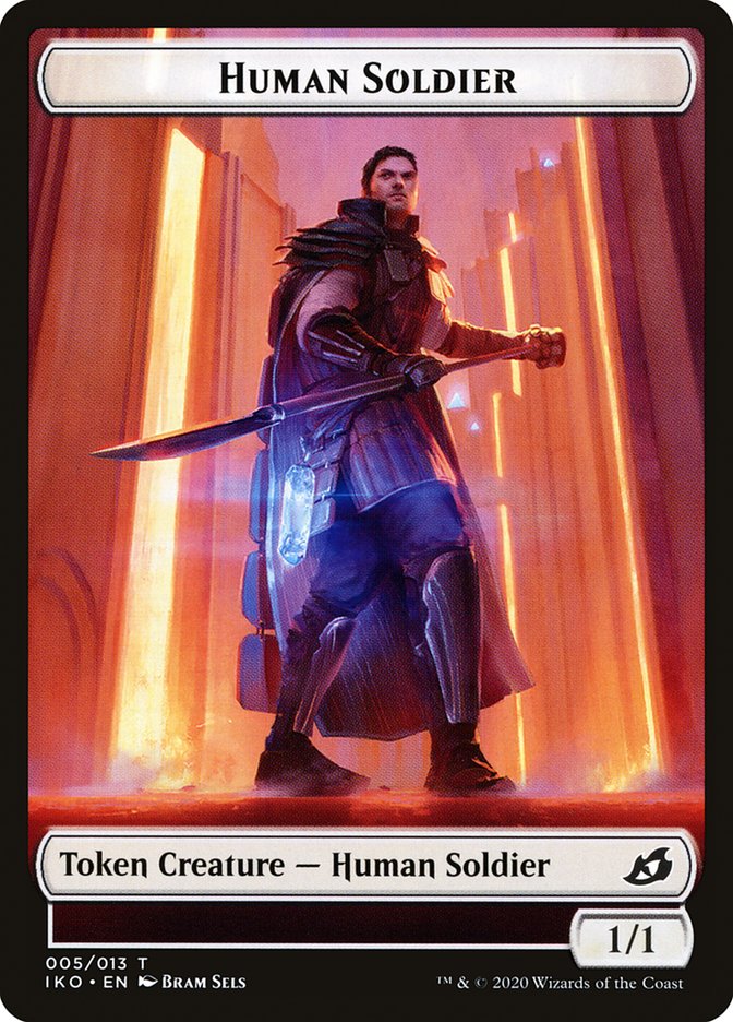 Cat Bird // Human Soldier (005) Double-Sided Token [Ikoria: Lair of Behemoths Tokens] - Magic: The Gathering - Card Brawlers | Quebec | Canada |