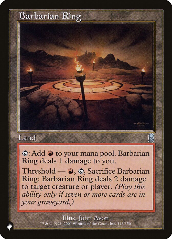 Barbarian Ring [The List] - Magic: The Gathering - Card Brawlers | Quebec | Canada |